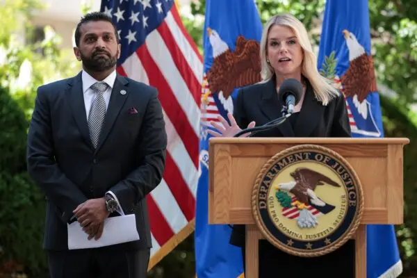 LIVE NOW: Bondi and Patel Hold Press Conference on Law Enforcement Action