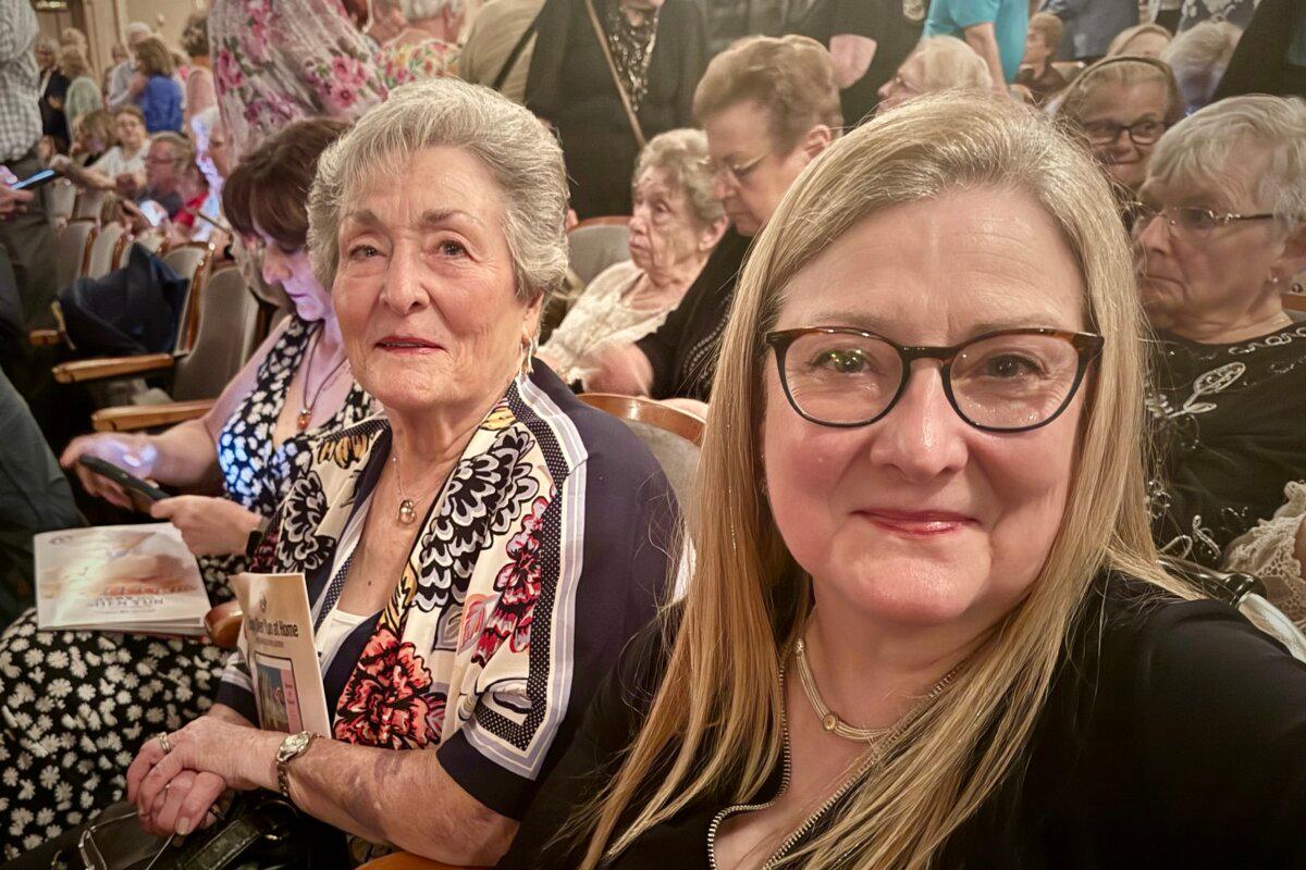 Ann and Lisa Martini attended Shen Yun Performing Arts at the Miller Theater in Philadelphia on May 7, 2025. (Lily Sun/The Epoch Times)