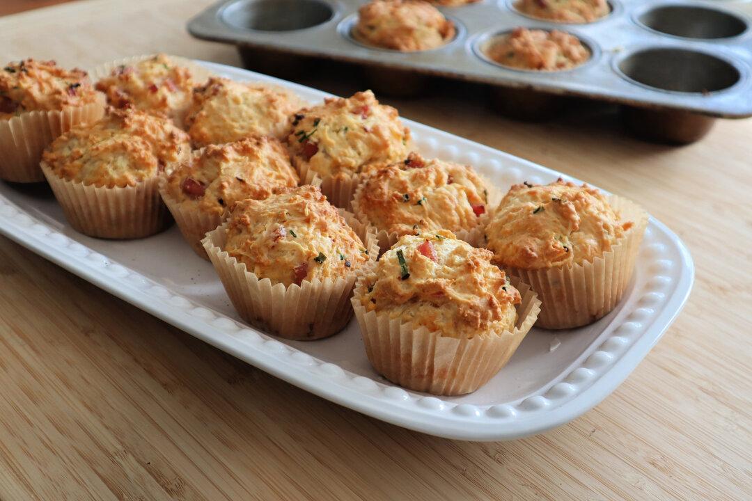 Ham, Cheese, and Chive Muffins Are an Easy Breakfast or Snack