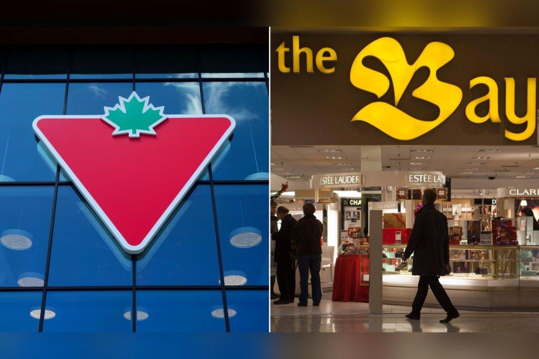 Hudson’s Bay to Sell Name, Stripes, Brands to Canadian Tire for $30 Million