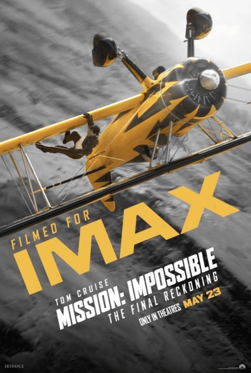 Promotional poster for “Mission: Impossible—The Final Reckoning.” (Paramount Pictures)