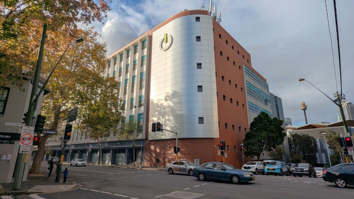 A photo of the Global Switch data centre in Ultimo of Sydney, Australia taken on May 9, 2025. (Courtesy of Kevin Lee)