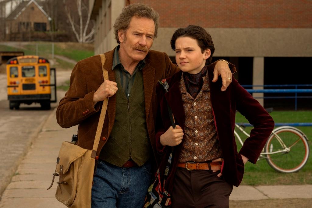 <span style="color: #000000;">Buddy (Bryan Cranston, L) and Les (Benjamin Evan Ainsworth), in "Everything's Going to Be Great." (Peter H. Stranks)</span>