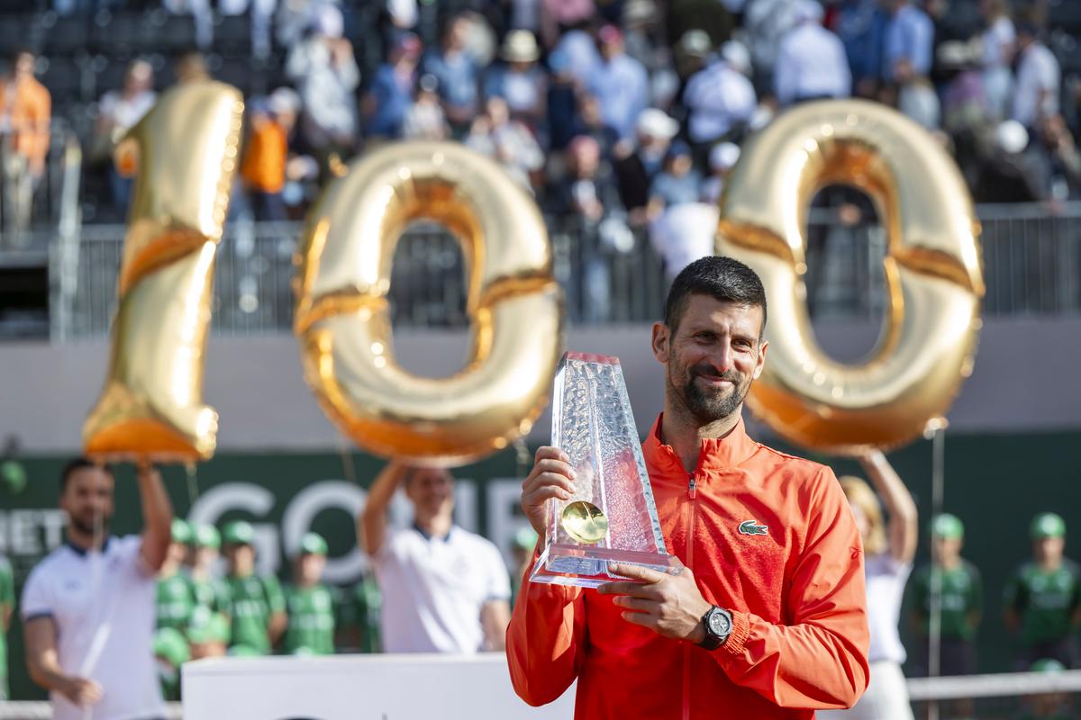 Djokovic Clinches His 100th Career Singles Title at Geneva Open