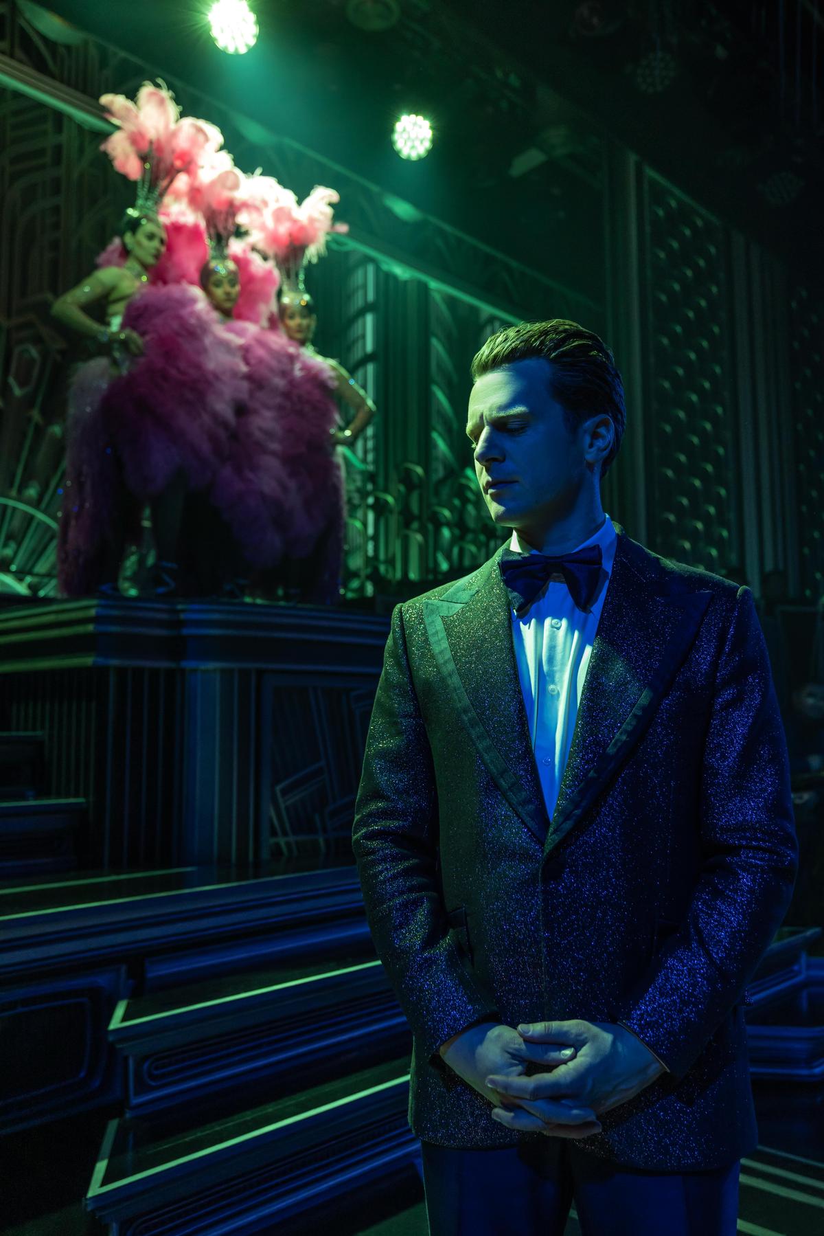 Bobby Darin (Jonathan Groff) goes down a dark path, in "Just in Time." (Matthew Murphy and Evan Zimmerman)