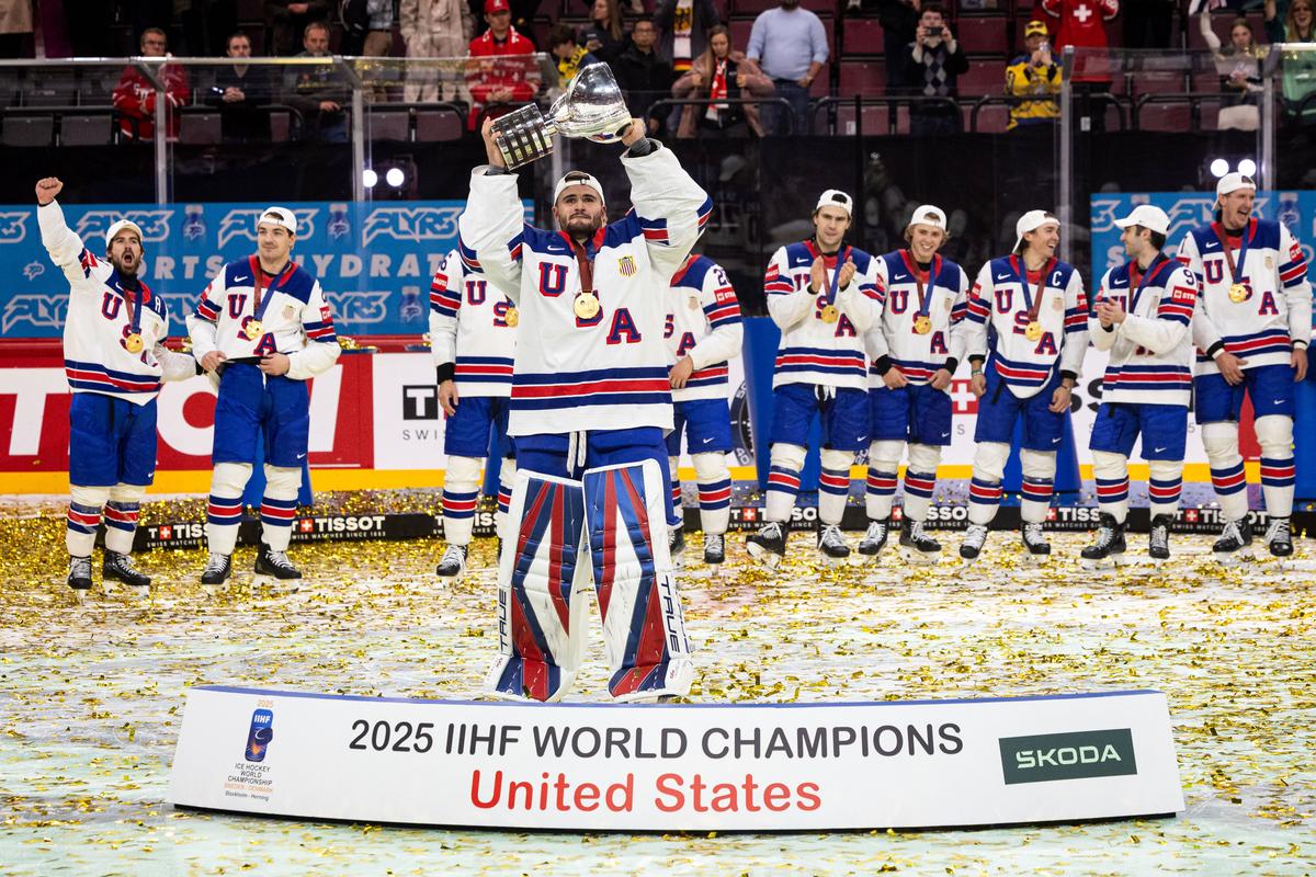 US Wins Hockey World Championship Gold for First Time Since 1933