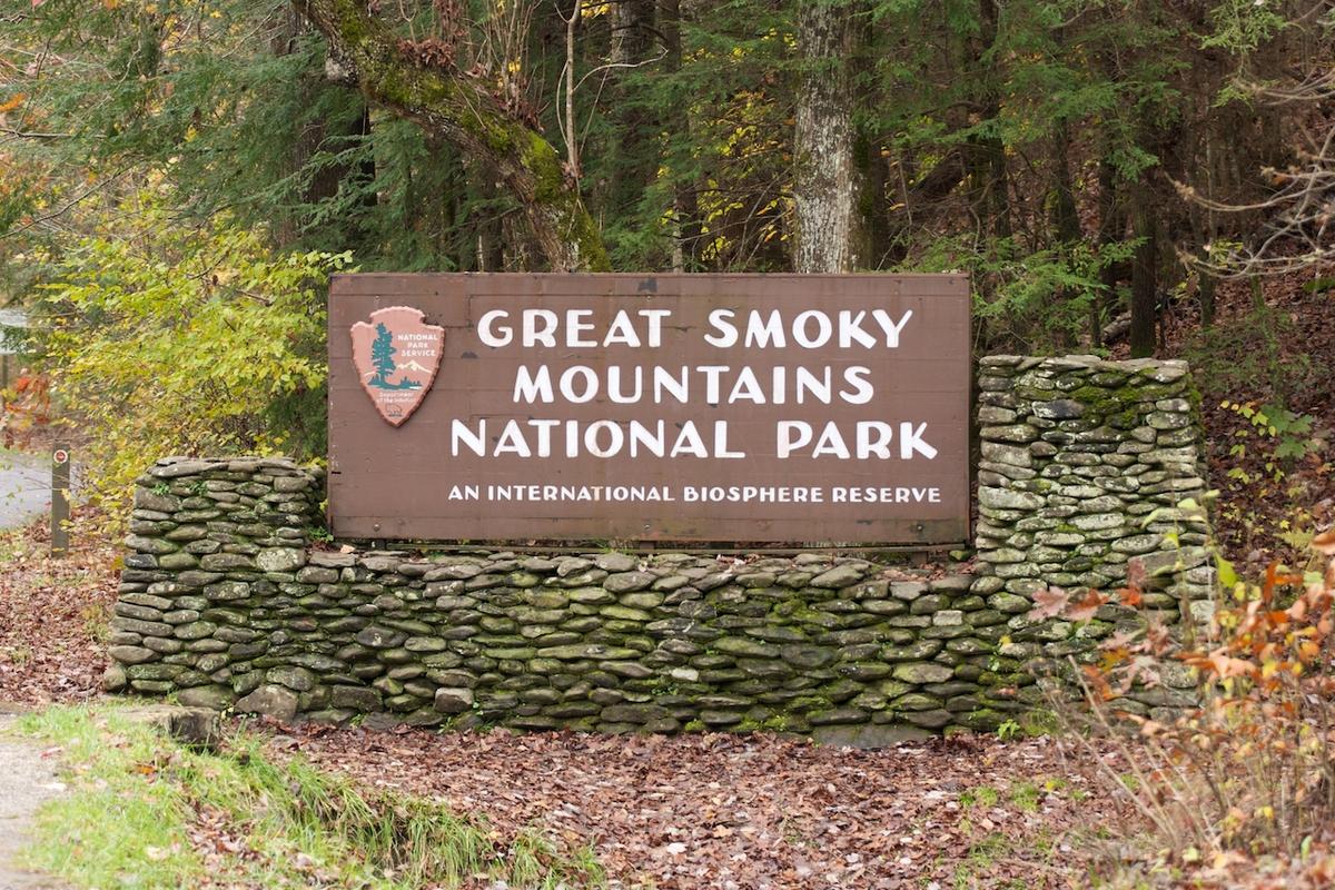 The entrance of the Great Smoky Mountains National Park. (Dreamstime/TNS)
