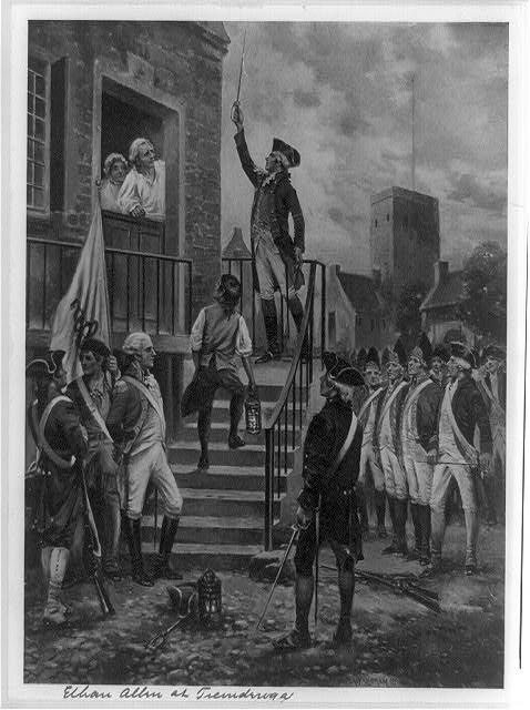 Ethan Allen at Ticonderoga. (Library of Congress)