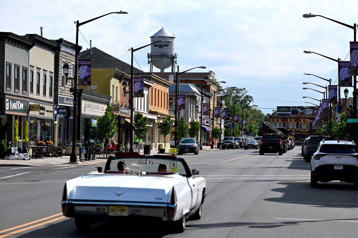 Downtown Hammonton, N.J., on May 8, 2025. There's a lot more to do than eat blueberries in the famous halfway-to-the-shore hamlet. (Tom Gralish/The Philadelphia Inquirer/TNS)