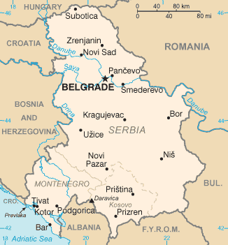The Federal Republic of Yugoslavia consisted of Serbia and Montenegro. (Public Domain)