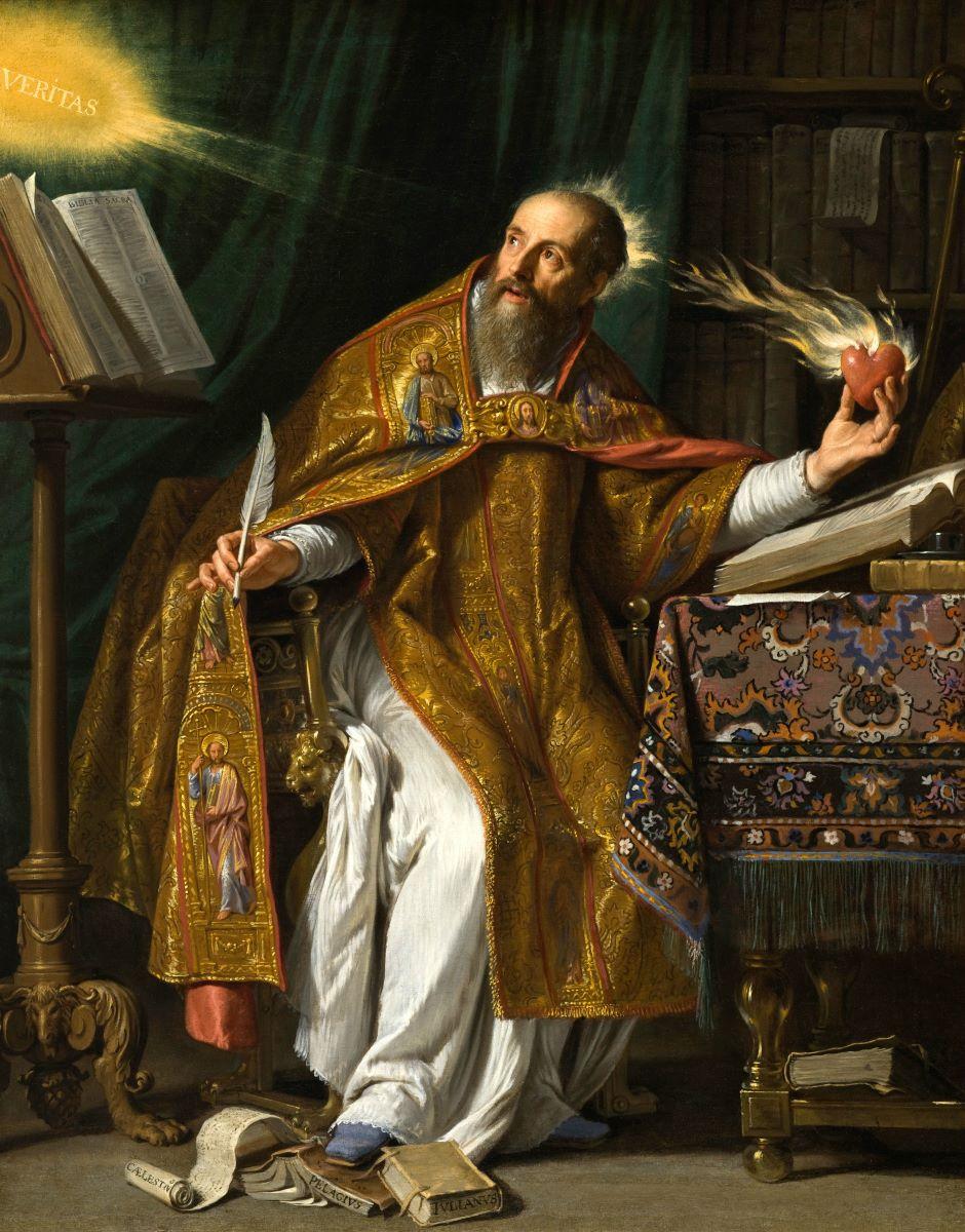 Painting of Saint Augustine by Philippe de Champaigne. (Public Domain)