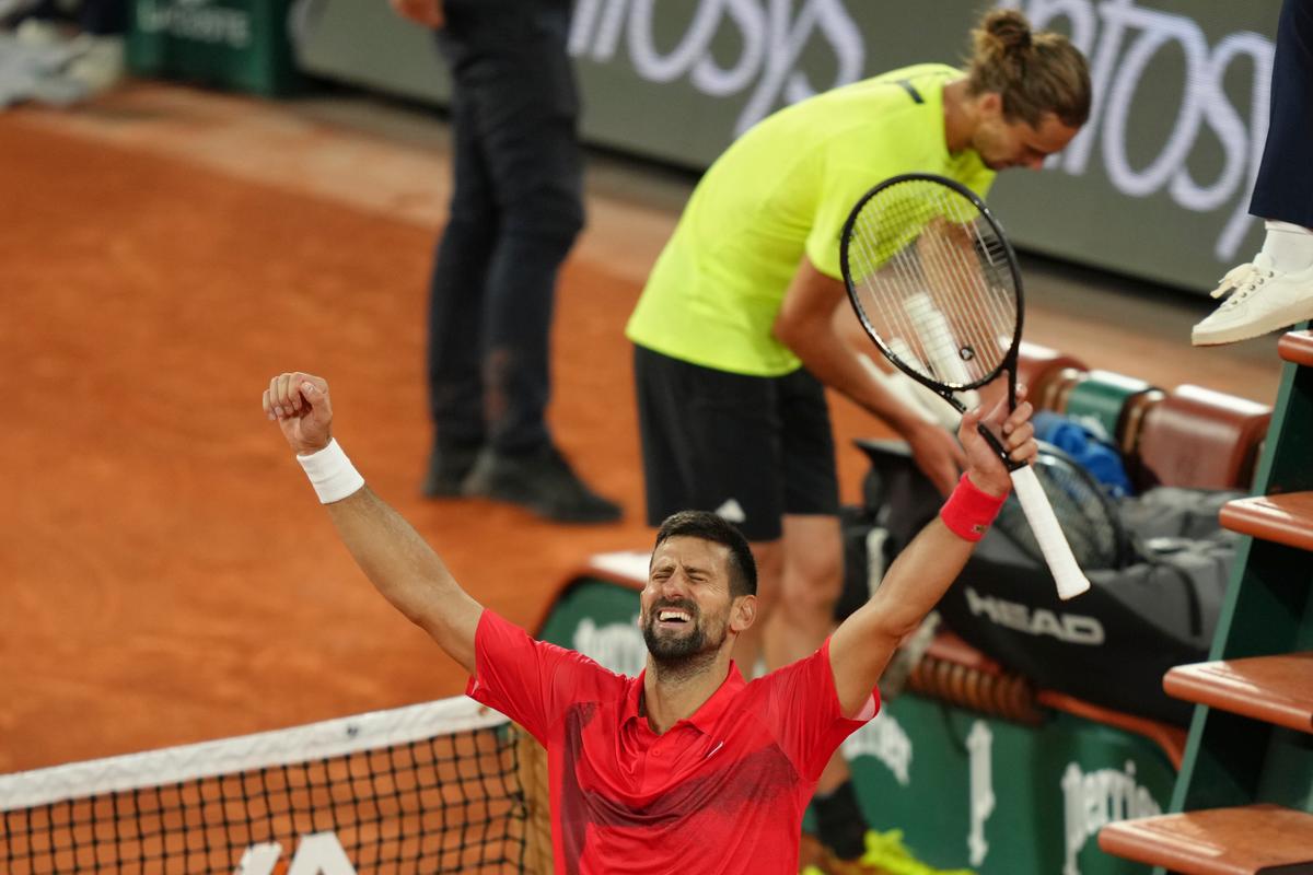 French Open: Novak Djokovic Beats Alexander Zverev to Set up a Semifinal Showdown With Jannik Sinner