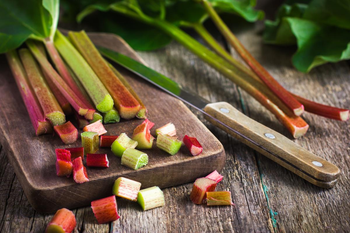 Mustard-Rhubarb Sauce the Perfect Complement to Pork Chops