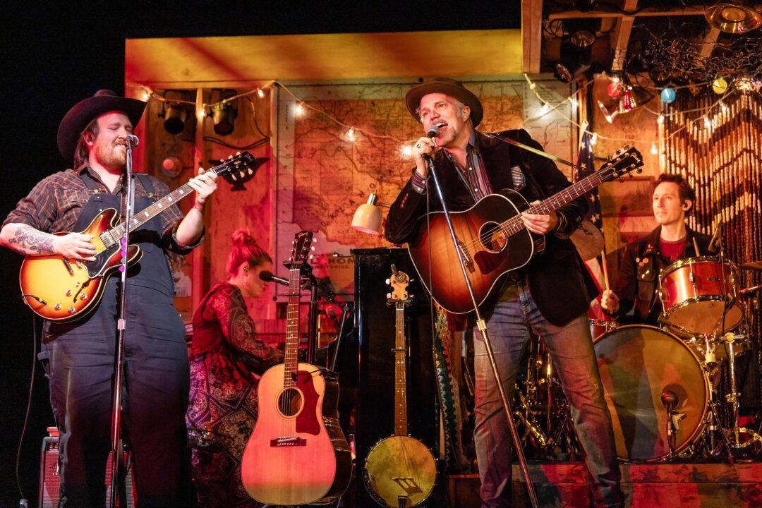 Acting and singing combine in "Dead Outlaw." (Matthew Murphy)