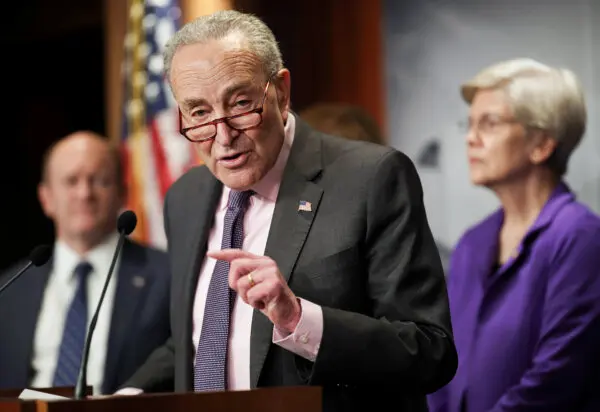 LIVE NOW: Sens. Schumer, Warren, Booker Speak to Press on Government Shutdown