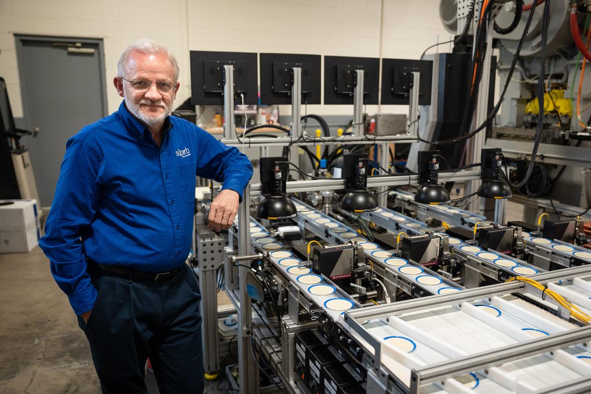 John Miller, CEO of manufacturer Superb Industries, in Sugarcreek, Ohio, on May 27, 2025. (Samira Bouaou/The Epoch Times)