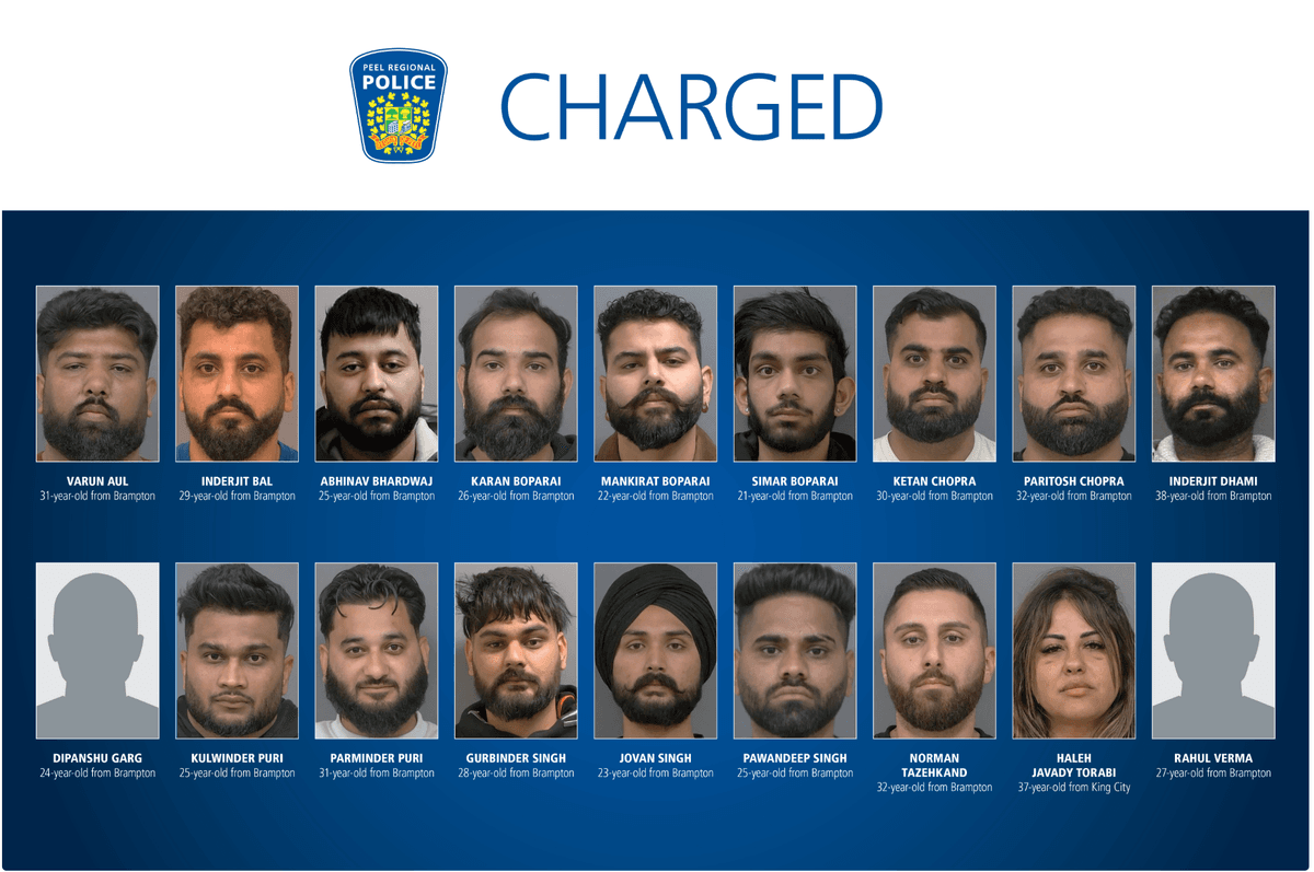 18 Arrested in Ontario Linked to Violent Criminal Organization in the Towing Industry