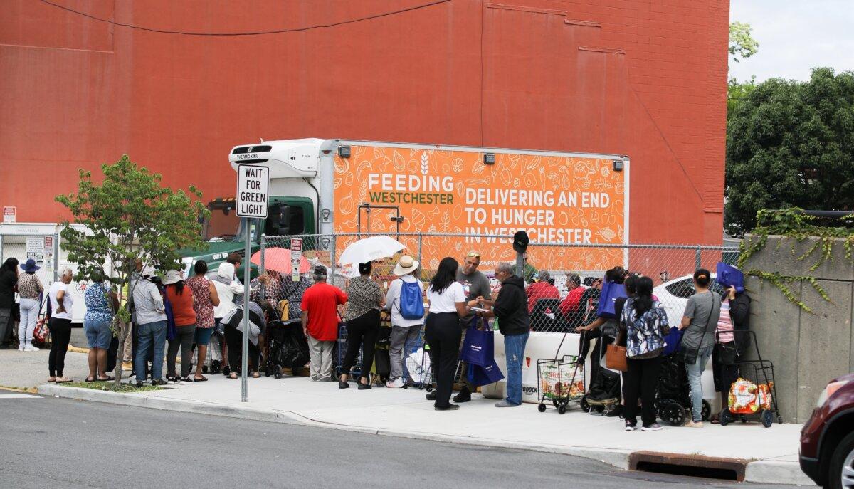 Feeding Westchester's mobile delivery truck. (Courtesy of Feeding Westchester in New York)