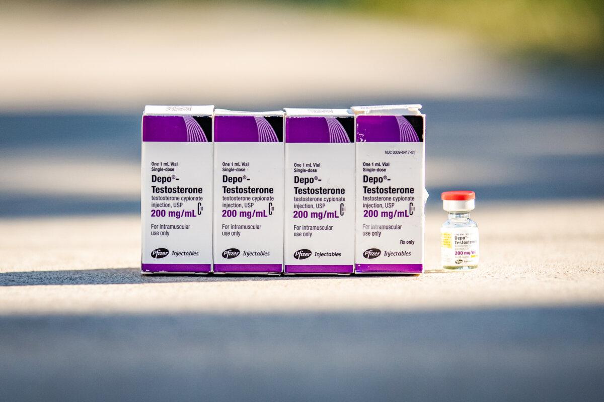 Testosterone treatments for gender transitioning in Northern California on Aug. 26, 2022. In a June 18 Supreme Court decision, Chief Justice John Roberts noted that about 1.6 million Americans over age 13 identify as transgender. (John Fredricks/The Epoch Times)
