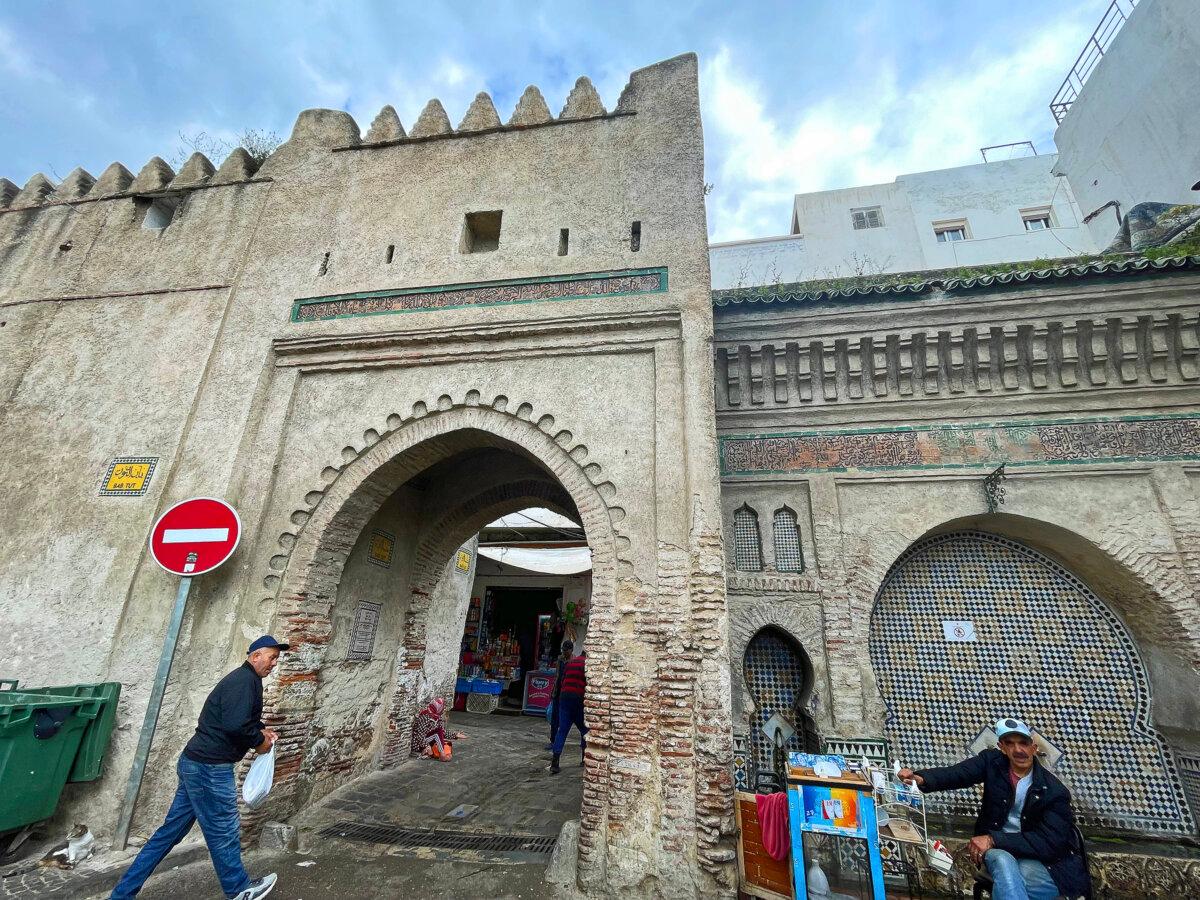 The Bab Tut gate, next to a fountain built in 1755, is one of the famous entrances to Tetouan’s old medina. (Norma Meyer/TNS)