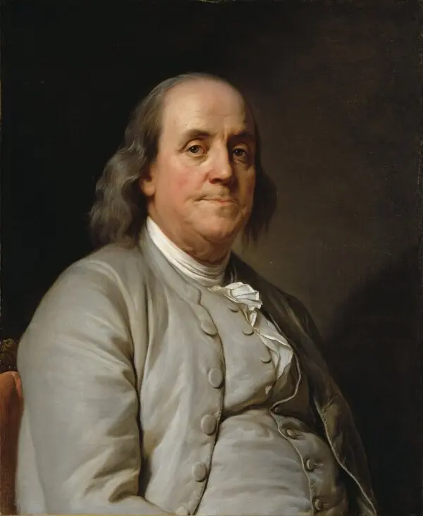 "A penny saved is two pence clear." Long before thrift became a modern trend, Benjamin Franklin championed frugality as a means of developing personal character and attaining self-mastery. (Public Domain)
