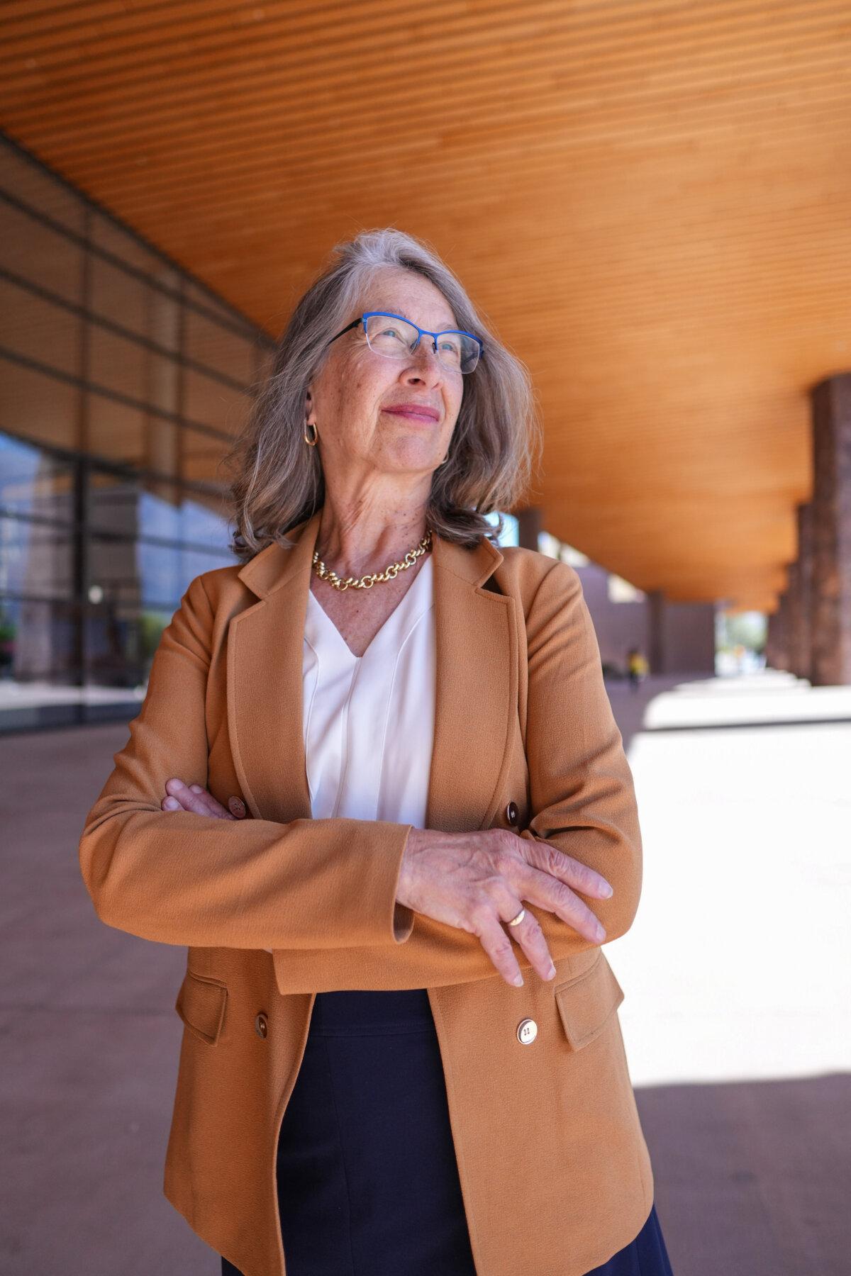 Twila Brase, co-founder and president of the Citizens Council for Health Freedom, in Palm Springs, Calif., on June 11, 2025. (Hau Nguyen/The Epoch Times)