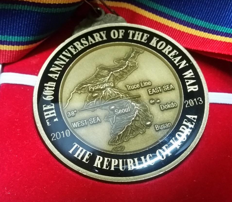 60th Anniversary of the Korean War medal. (<a href="https://commons.wikimedia.org/wiki/User:Goodtiming8871">Goodtiming8871</a>/<a href="https://creativecommons.org/licenses/by-sa/4.0/">CC BY-S.A. 4.0</a>)