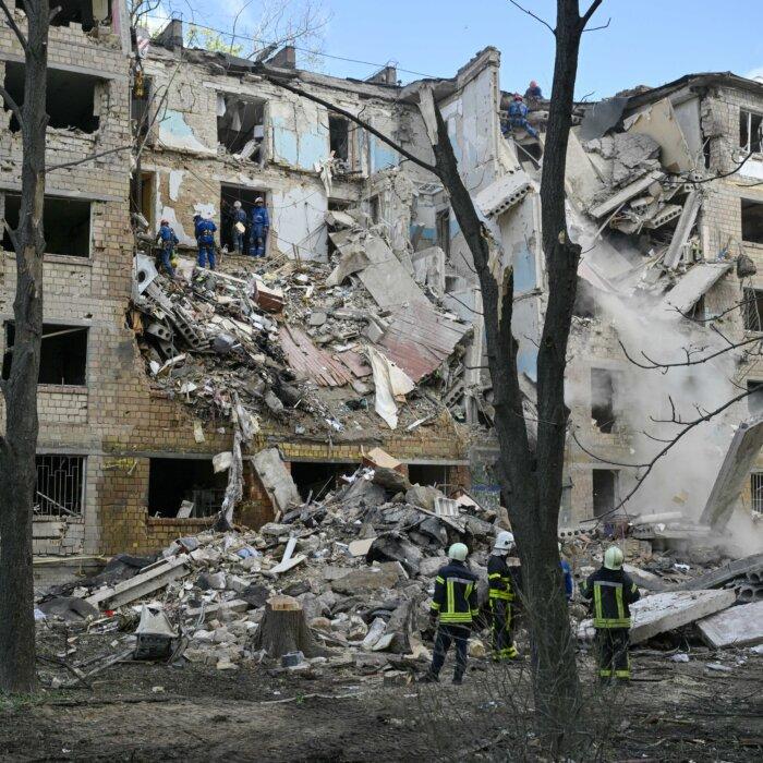 Russia Launches Largest Aerial Assault on Ukraine Since War Began