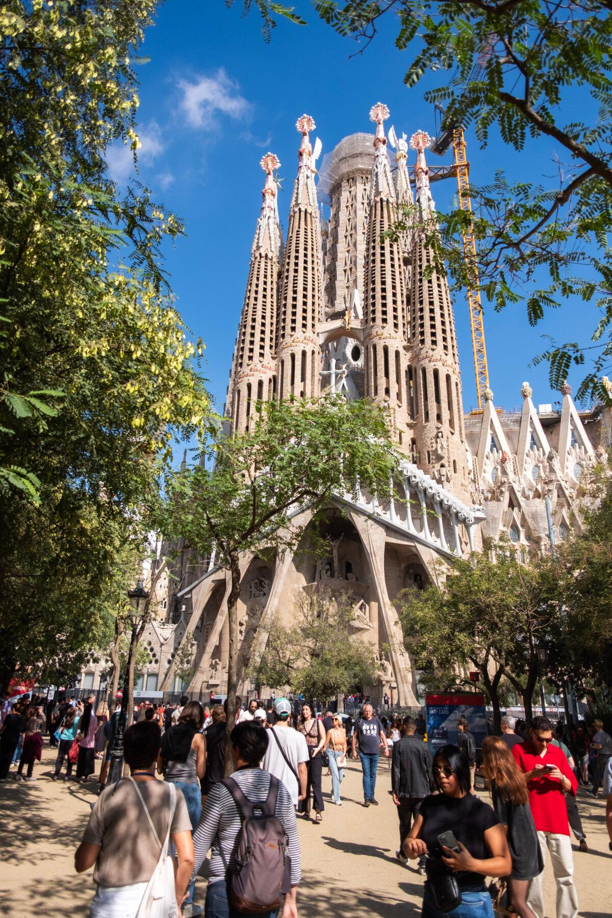 Sagrada Familia is Barcelona's iconic basilica designed by Antoni Gaudí. (Benjamin Myers/TNS)