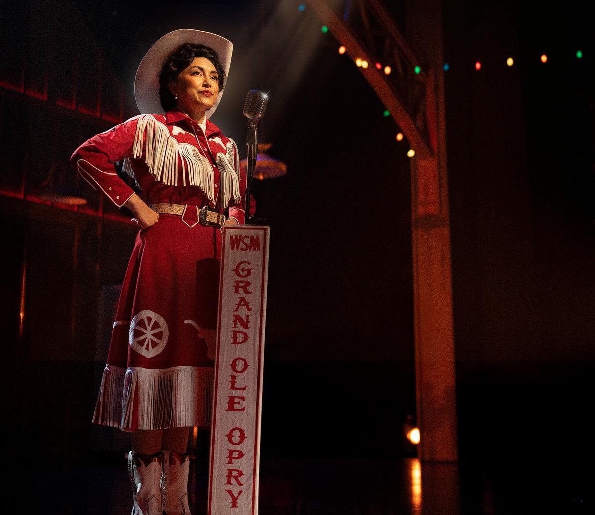 Patsy Cline (Aja Alcazar) embraces her country-western roots, in "Always ... Patsy Cline." (Adam Cannon)