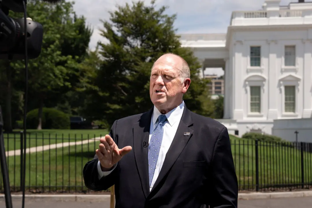 Homan Says DOJ Probing Funding Behind ‘Organized’ Attacks on ICE