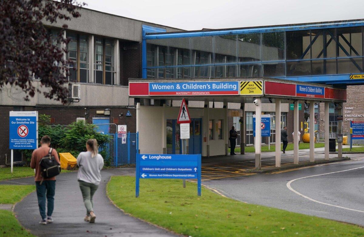The Countess of Chester Hospital in Cheshire, England, in an undated file photo. (PA)