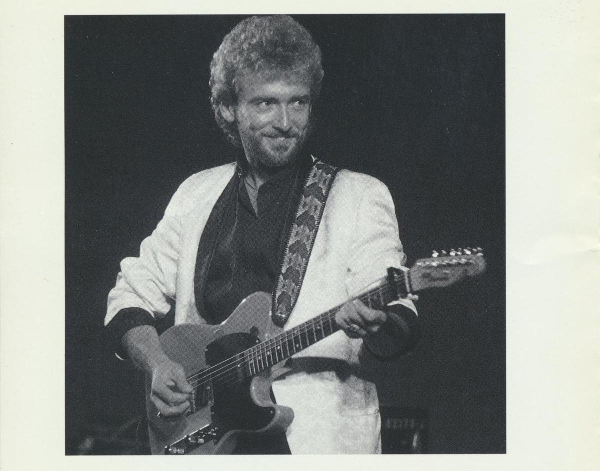 Photograph of Keith Whitley inside the compact disc insert of "A Tribute Album/The Radio Special," 1994. Internet Archive. (Public Domain)