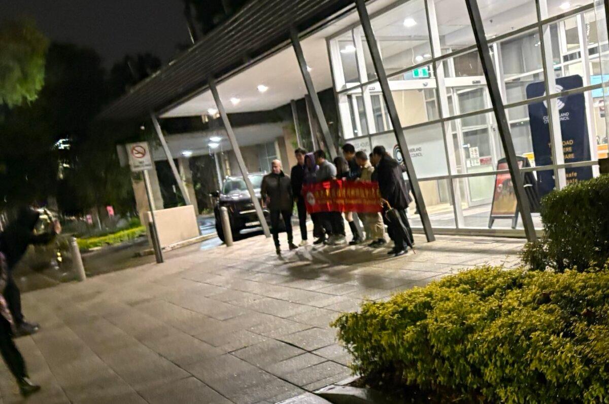 Members of the Fuqing Association took a photo in front of the Cumberland council building to celebrate their success on July 30, 2025. (Supplied)