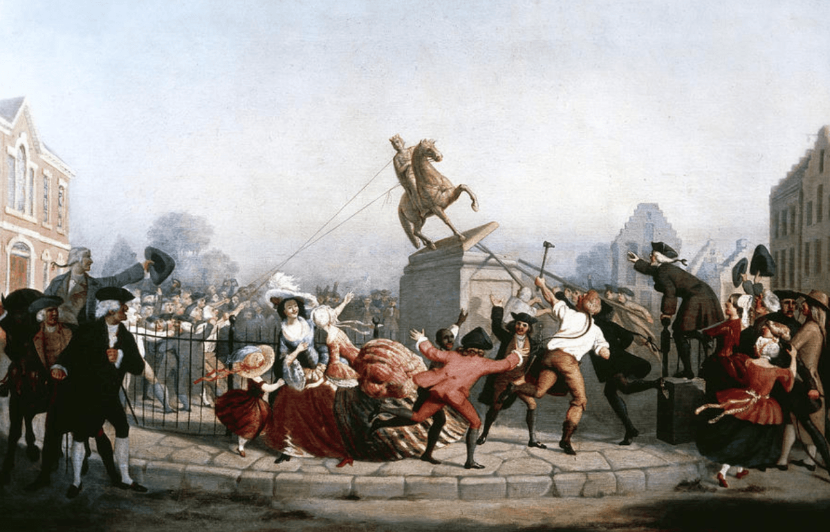 How a Royal Statue Represented the Colonists’ Changing Views