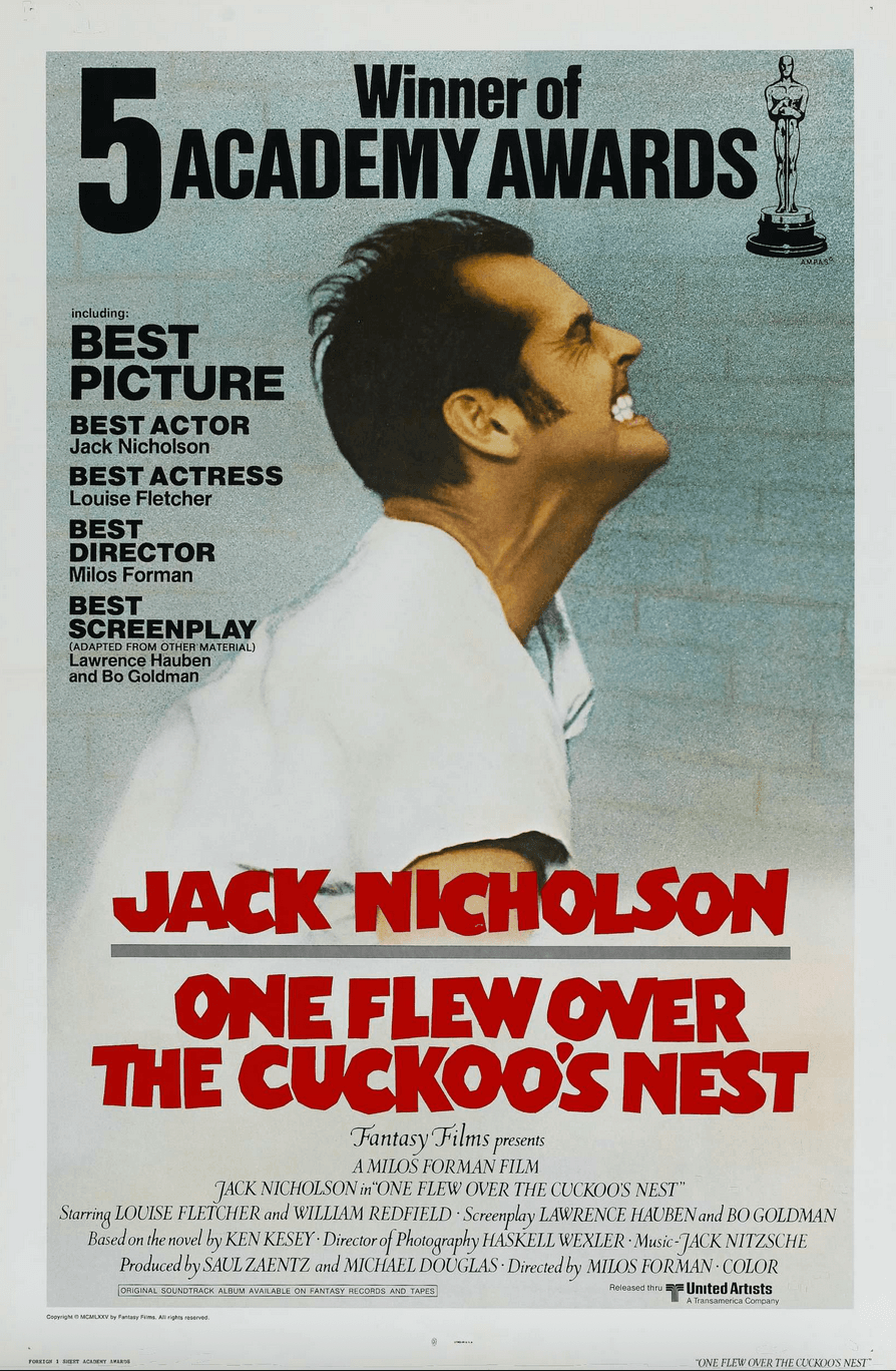 Promotional poster for “One Flew Over the Cuckoo’s Nest.” (United Artists)