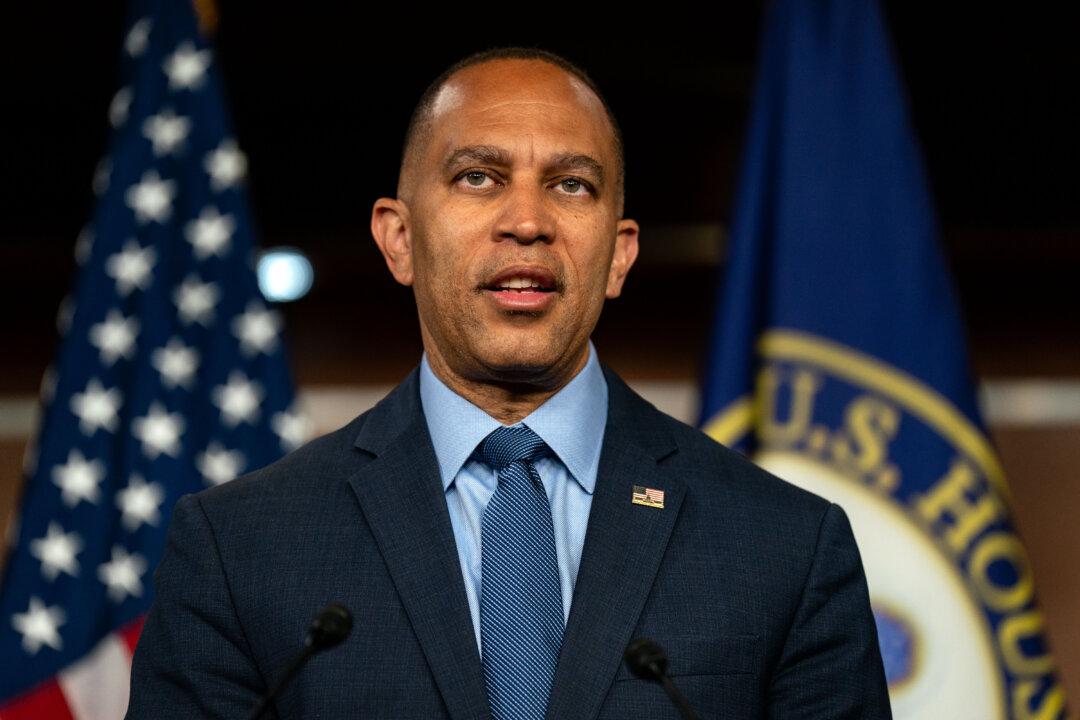 House Minority Leader Jeffries Speaks to Press on 24th Day of Shutdown