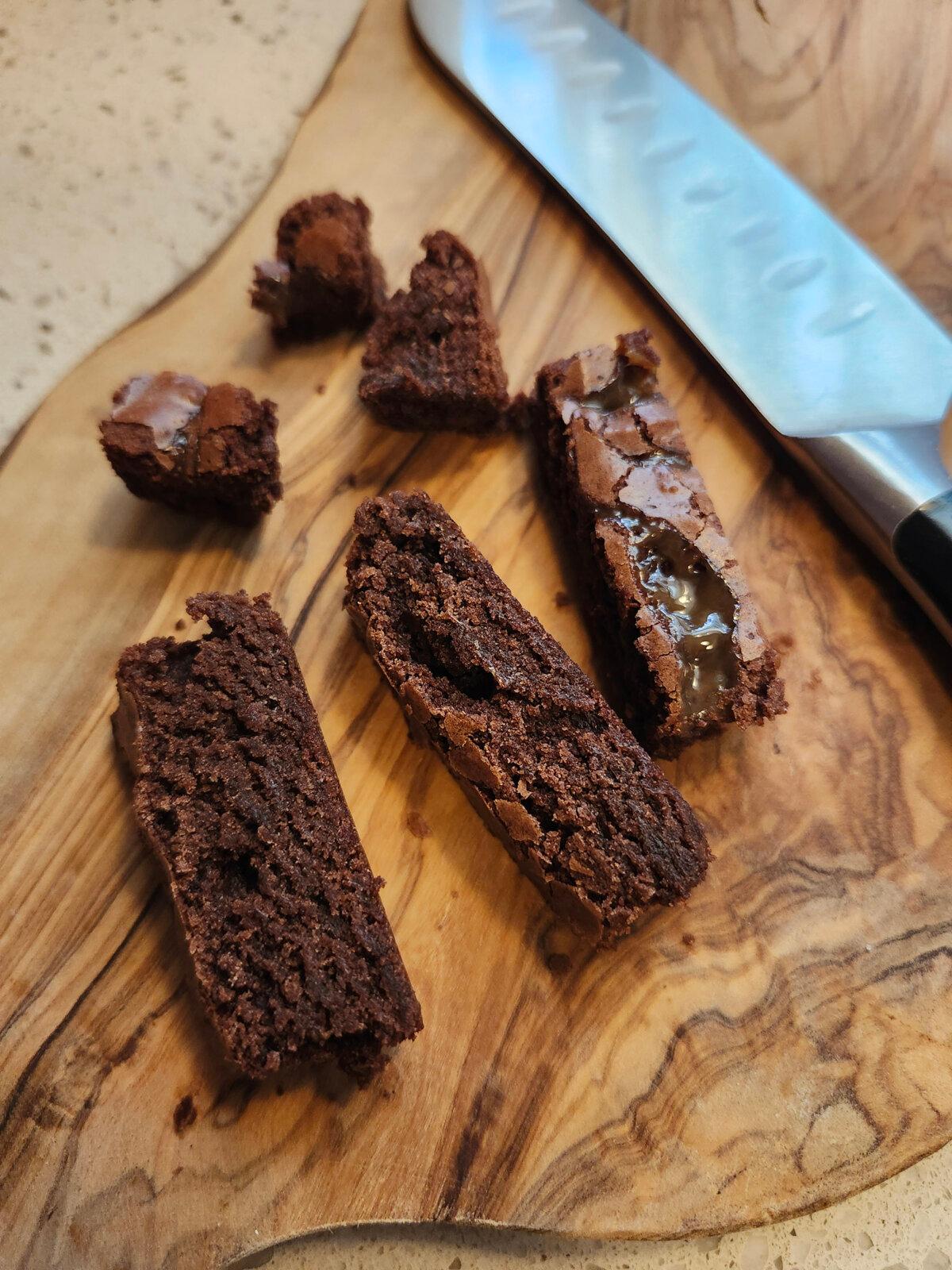 Fudgy brownies are Amy Drew Thompson's preference to "cakier" ones, and wonderfully easy to dice for these single-serve trifles. (Amy Drew Thompson/Orlando Sentinel/TNS)