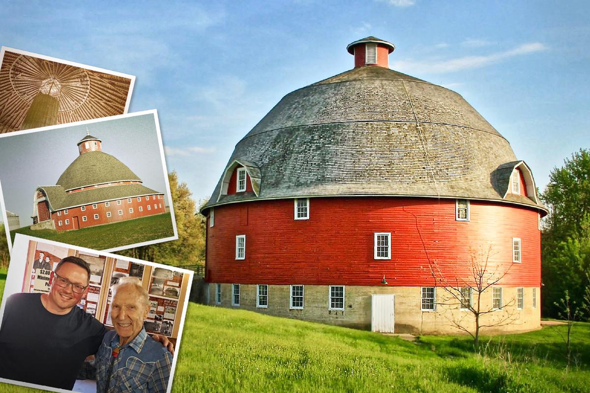 Indiana Man Photographs Rare Round Barns From Late 1800s—and They’re Spectacular