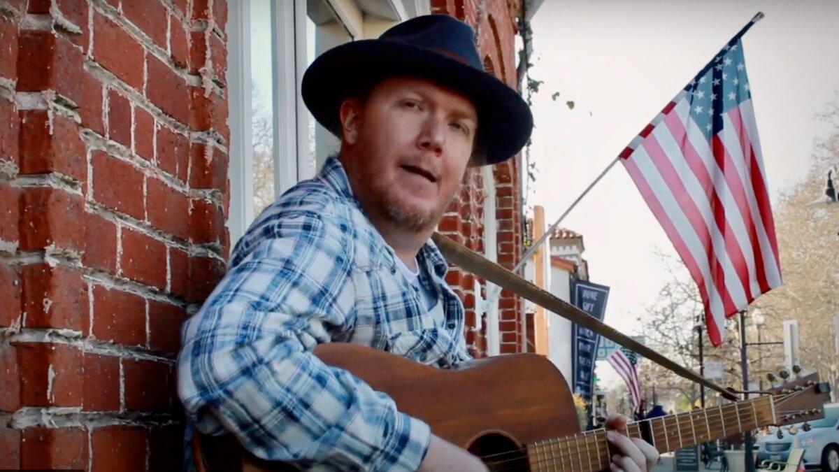 A still of Chris Ahlman from the music video for his song “Resiliency.” (Courtesy of Chris Ahlman)