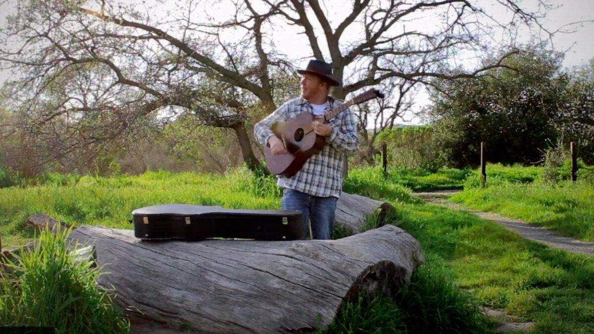 A still of Chris Ahlman from the music video for his song “Resiliency.” (Courtesy of Chris Ahlman)