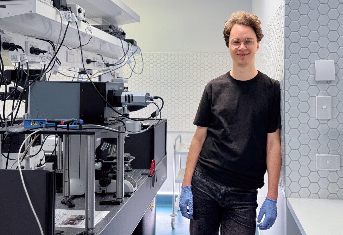 Daniel Tibben, the co-lead on the joint RMIT/CSIRO quantum battery project. (Courtesy of RMIT)