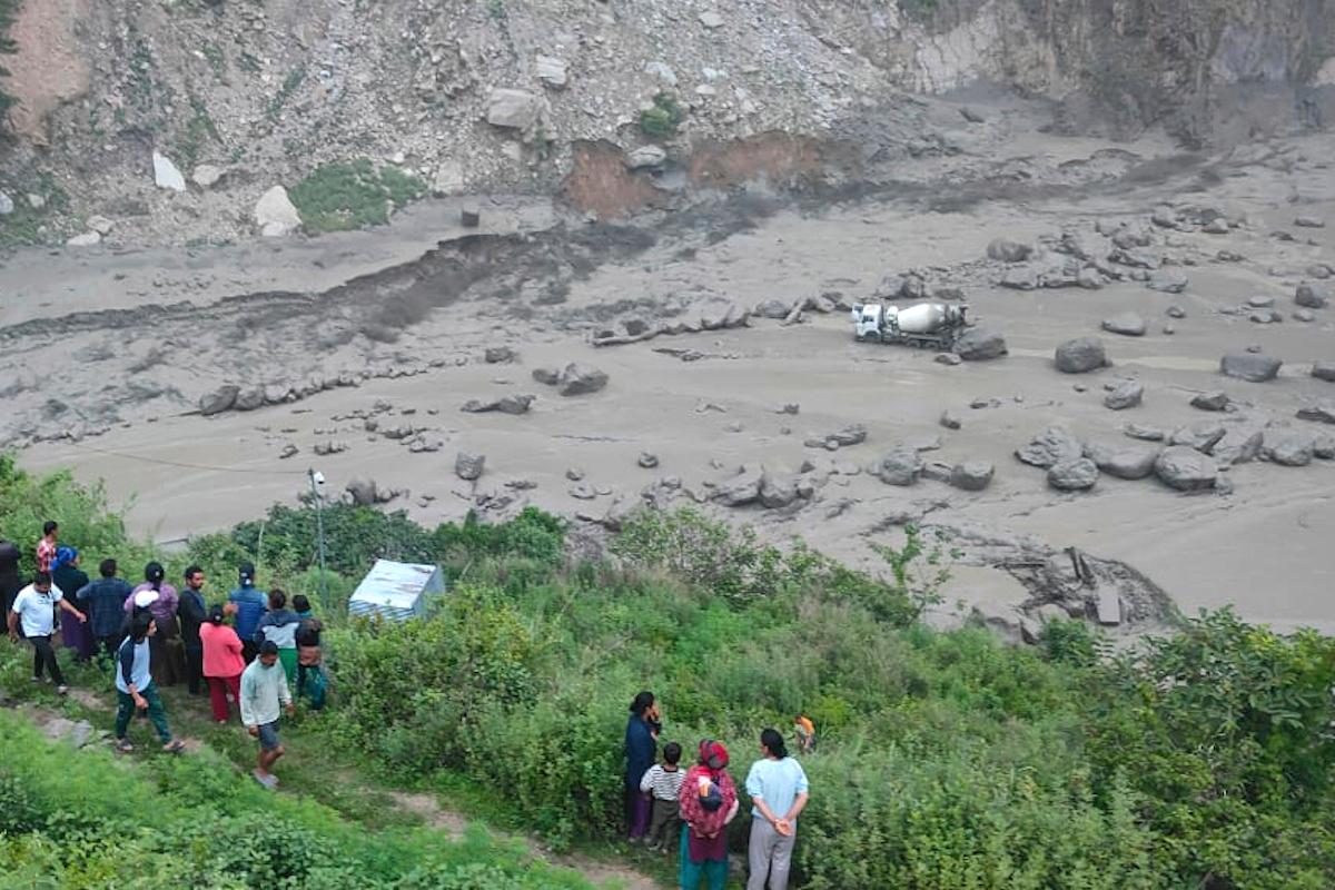 Monsoon Floods Sweep Away 20 People and Main Bridge Linking Nepal to China