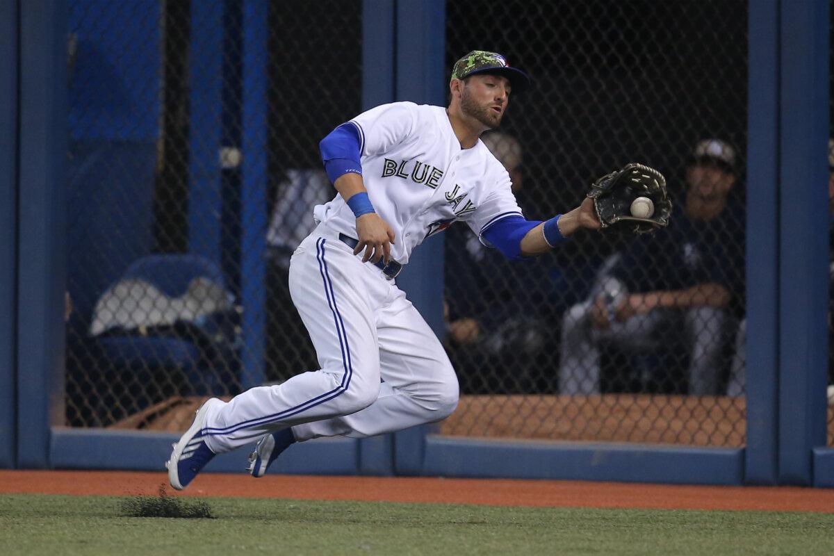 Released After 13 MLB Seasons, Kevin Pillar Is Ready for Whatever Comes Next 2 Kevin Pillar of the Toronto Blue Jays makes a running catch against the Tampa Bay Rays at Rogers Centre in Toronto on May 26, 2014. (Tom Szczerbowski/Getty Images)