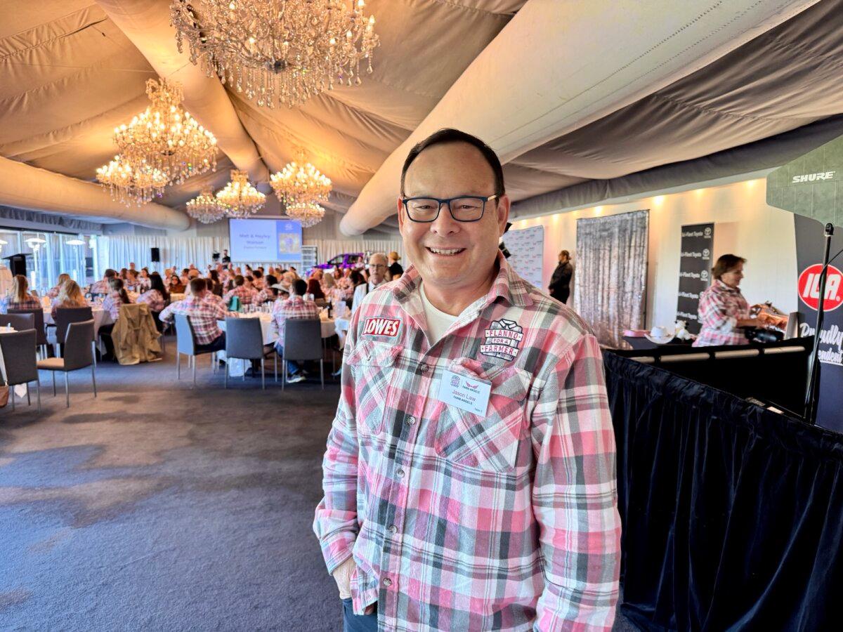 Farm Angels' CEO Jason Law in Brisbane, Australia on July 11, 2025. (Daniel Y. Teng/The Epoch Times)