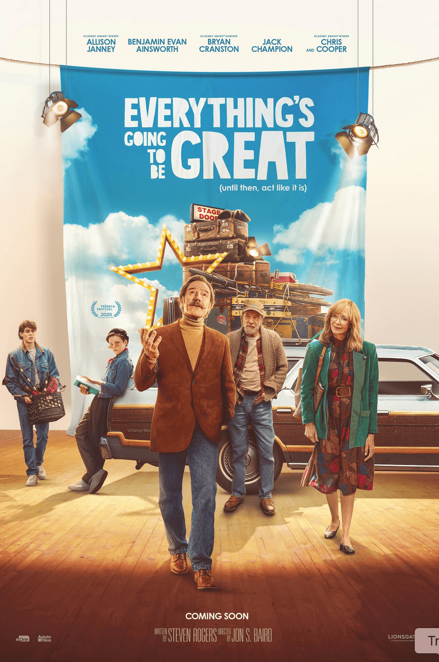 Promotional poster for "Everything's Going to Be Great." (Lionsgate)