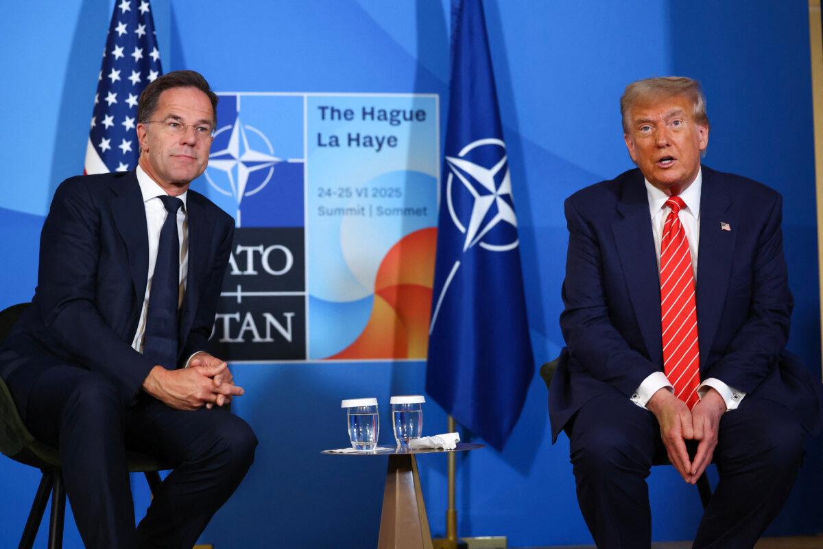 Trump to Host High-Stakes Meetings With Zelenskyy, European Leaders 3 NATO Secretary General Mark Rutte (L) meets with U.S. President Donald Trump during the North Atlantic Treaty Organization (NATO) Heads of State and Government summit in The Hague on June 25, 2025. (Piroschka Van De Wouw/Pool/AFP via Getty Images)