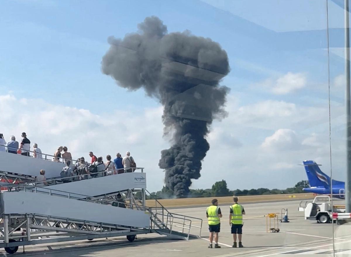 Small Plane Crashes After Takeoff at London Southend Airport