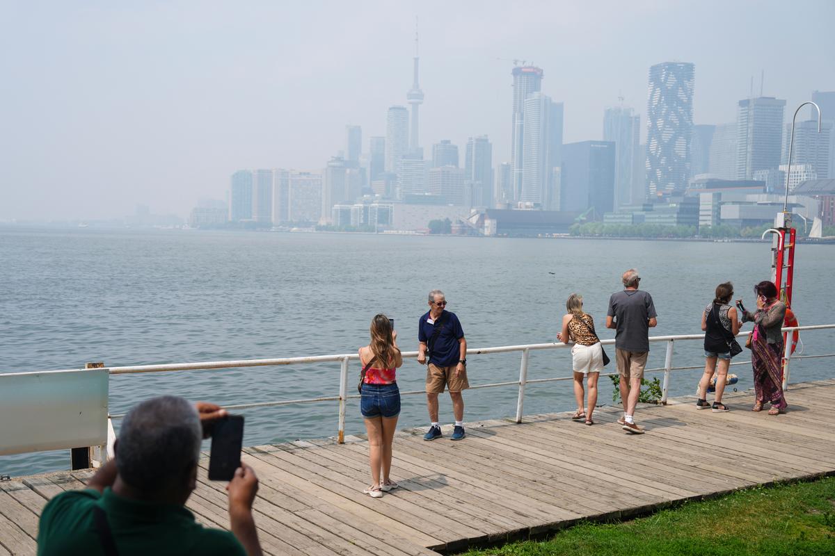 Much of Canada Smoky, Other Parts Get Heat, and Some Areas Seeing Both