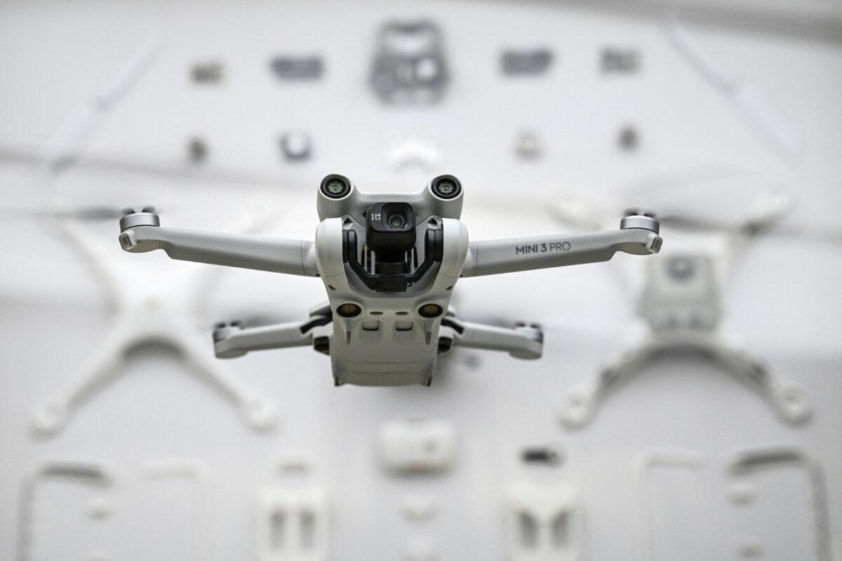A drone in flight in Shenzhen, China, on July 12, 2022. (Jade Gao/AFP via Getty Images)